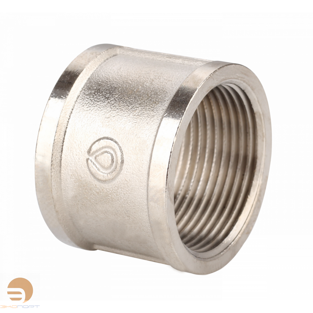 Муфта ВВ  1/2х1/2 (никель) Gappo