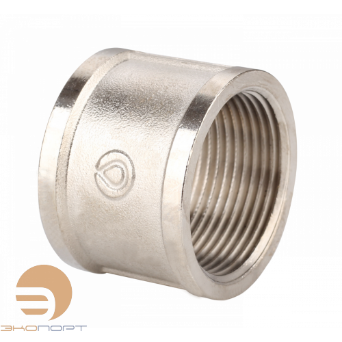 Муфта ВВ  3/4х3/4 (никель) Gappo