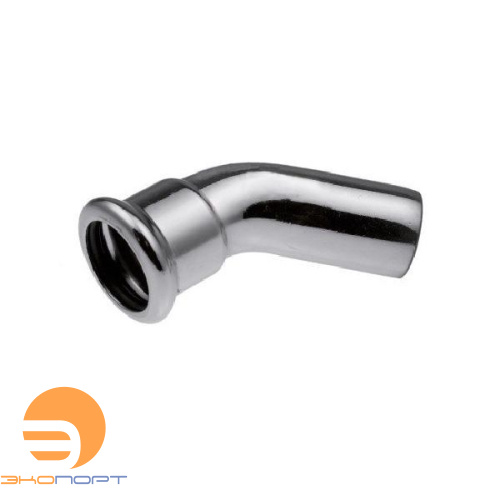 Отвод ниппельный 22*22 45 гр. KAN-Therm Steel