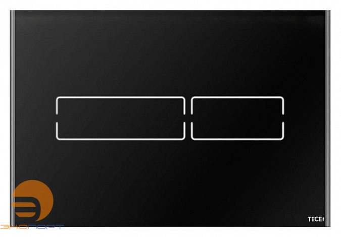 Клавиша TECElux Mini с электронным сенсорным приводом, стекло черное TECE