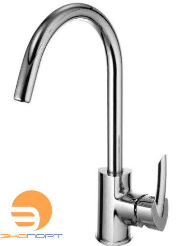 Смеситель для кухни MARS, с высоким поворотным изливом, хром, LEMARK