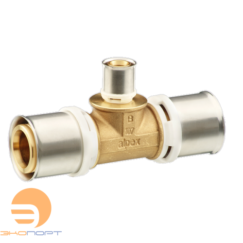 Тройник 26-20-26 латунь alpex-duo Frankische