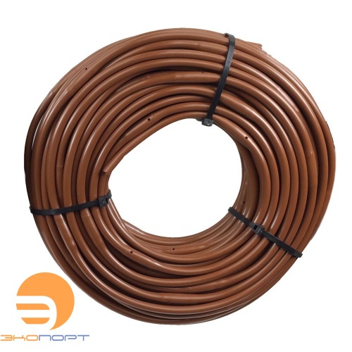 Капельная линия Norma PCD16-2130-100 - PC 16 мм \ 2.1 л/ч \ 30 см \ бухта 100 м\ коричневая