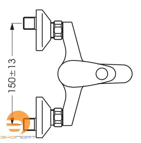 Смеситель для ванны и душа ORION, VIDIMA