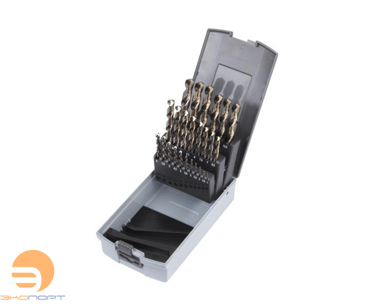 Набор сверл по металлу HSS-G COBALT DIN338 SET (19ШТ), Miklwaukee