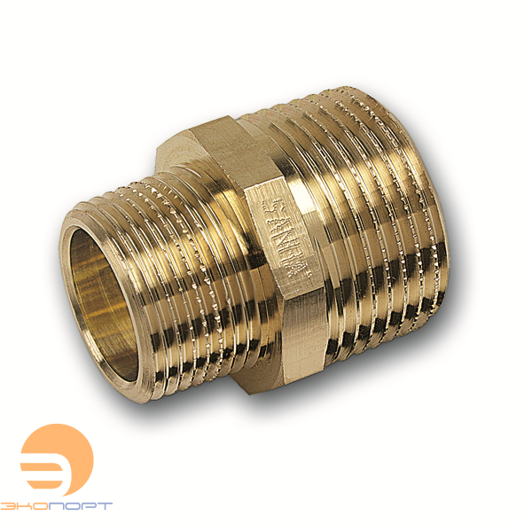 Ниппель пер. НР  1x1/2" мод. 3245 (бронза) SANHA PURAFIT
