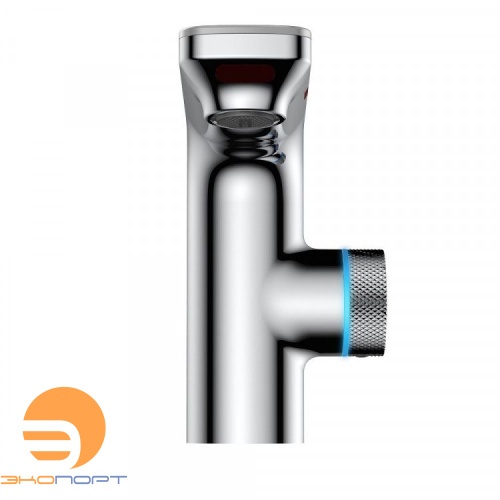 Смеситель на раковину MORANS сенсорный, с термостатом, хром глянцевый, BERGES