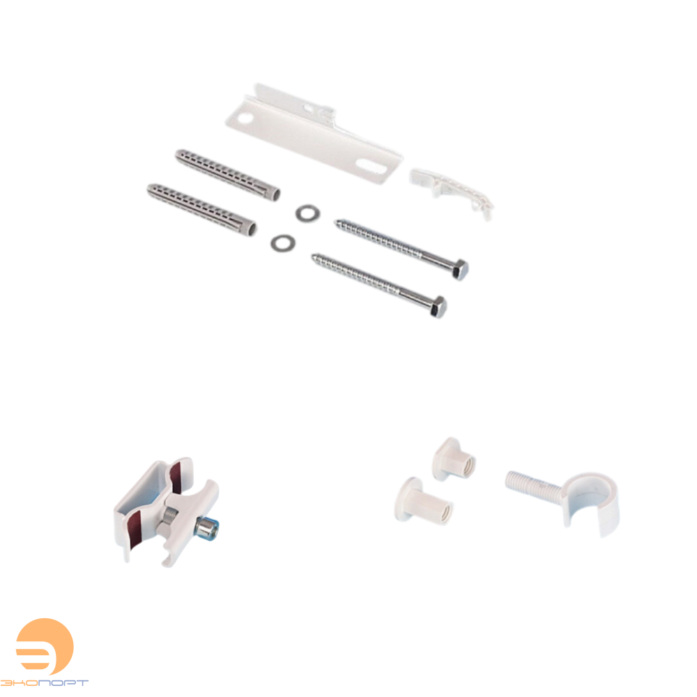 Комплект крепежа к радиатору Arbonia, цвет белый 