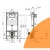 Модуль для подвесного унитаза (+M70+M91) Белый, Alсa Plast