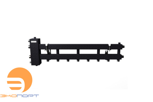 Балансировочный коллектор BM-100-5D (до 100 кВт, подкл. котла G 1 1/4", 4+1 конт. G 1", черный муар)