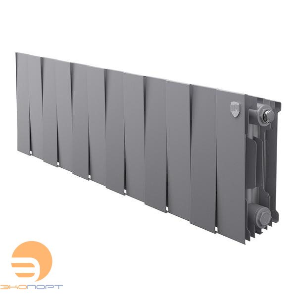 Радиатор биметаллический PianoForte Silver Satin 200/100  12 секций Royal Thermo