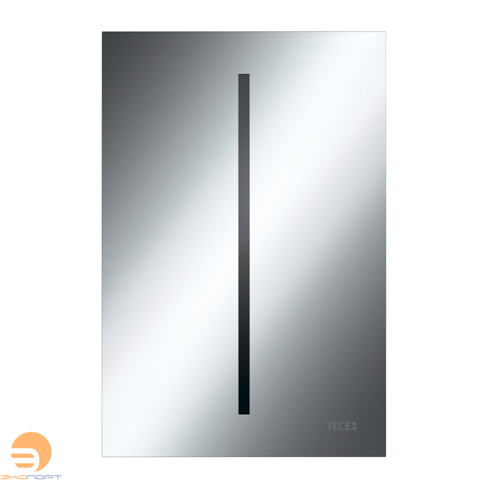 Электронная панель смыва писсуара TECEfilo, пластик, питание от сети 230 В, хром глянцевый, TECE