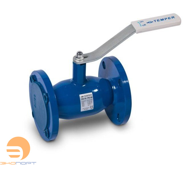 Кран шаровой Temper "под задвижку" DN150  PN16, ф/ф