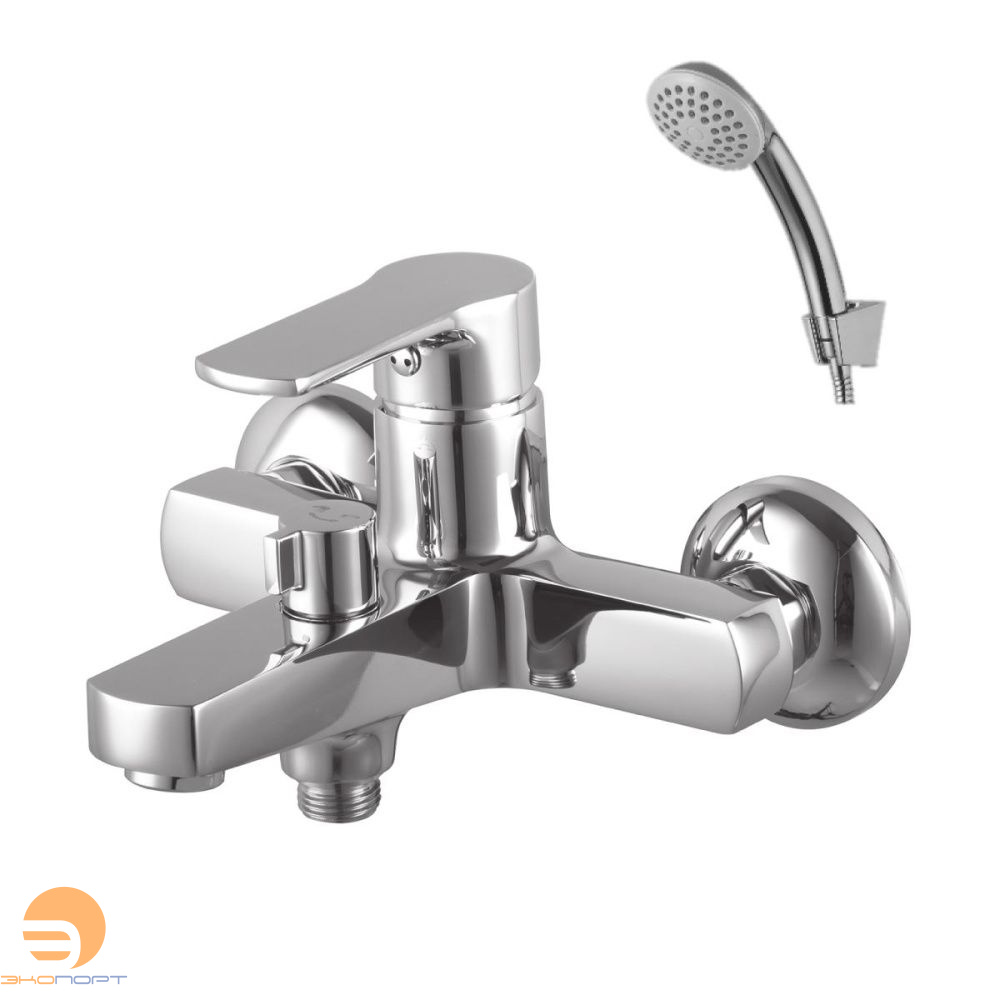 Смеситель для ванны plus GRACE (с лейкой и шлангом) хром LEMARK