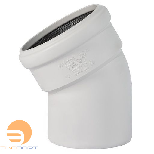 Отвод для бесшум. канализации SKВ DN58х30°, Ger