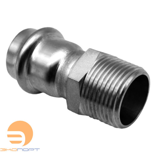 Переходник 18х3/4 НР нерж. Kromwell