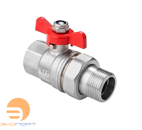 Кран со сгоном НВ  1/2" бабочка РТП
