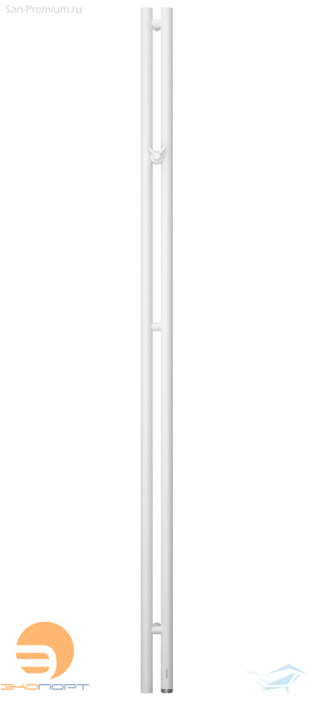 Дизайн-радиатор эл. Нюанс 3.0 1800, правый, белый матовый, Сунержа