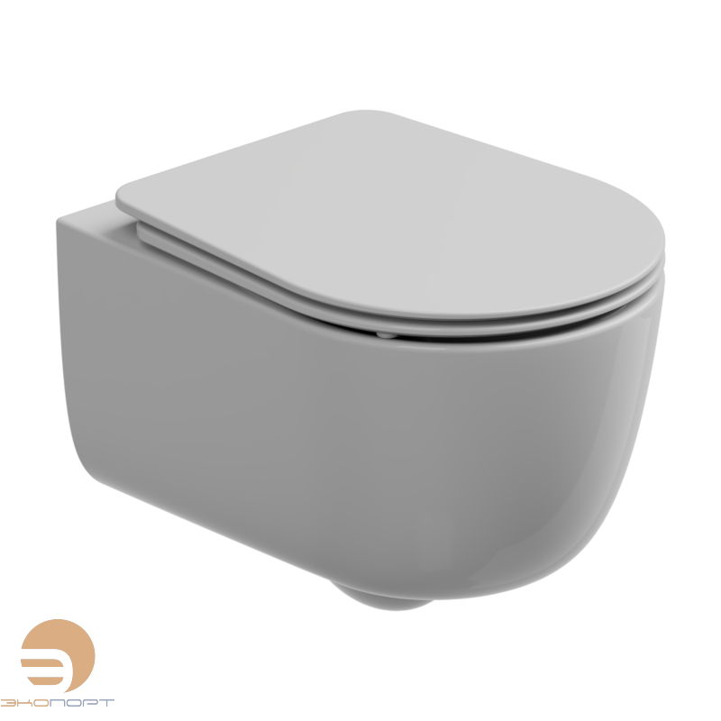 Чаша подвесного унитаза со смывом Smart Clean Ceramic Design Hit! белый глянцевый GSG 