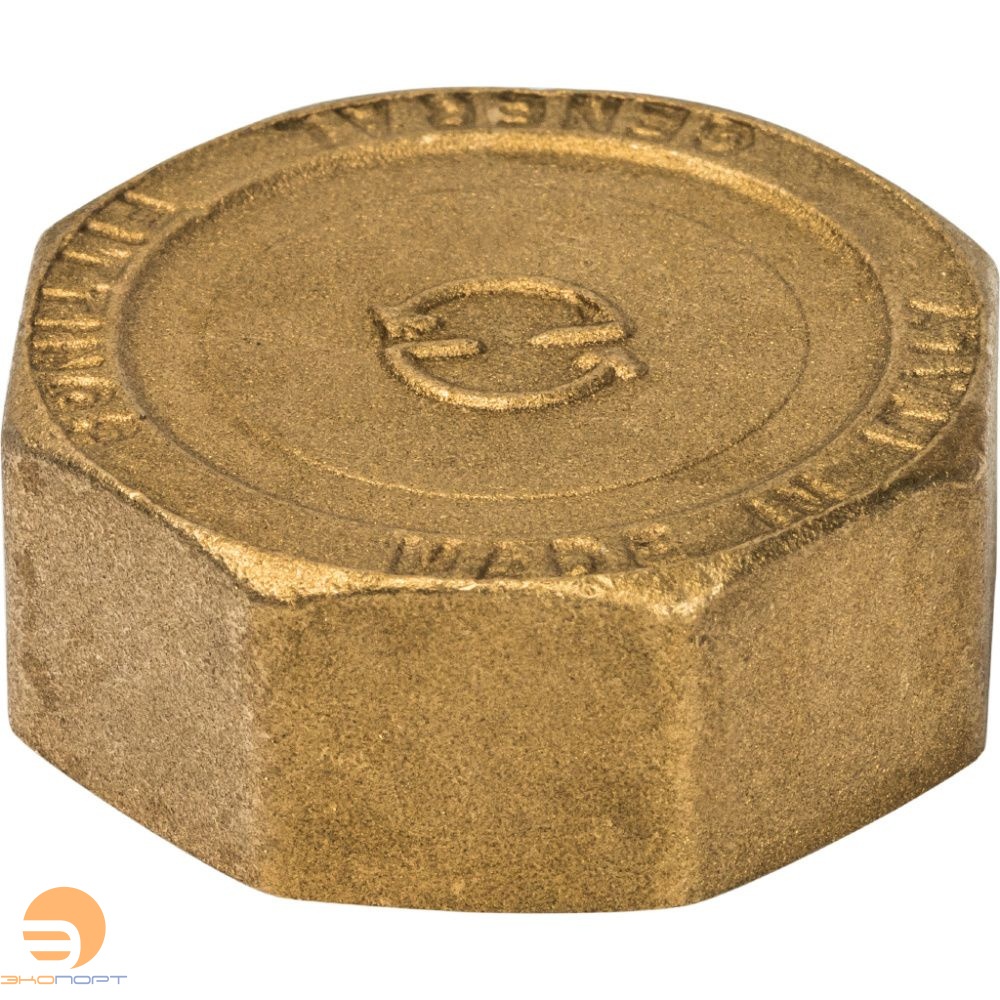 Заглушка ВР 11/4 (латунь) STOUT