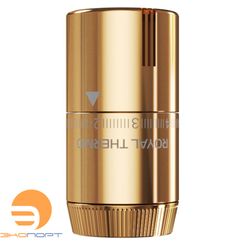 Термоголовка  жидкостная Design М30х1,5 (золото) Royal Thermo (НС-1706250)