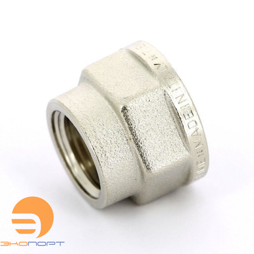 Муфта ВВ   3/4"х1/2" (никель)  Tiemme
