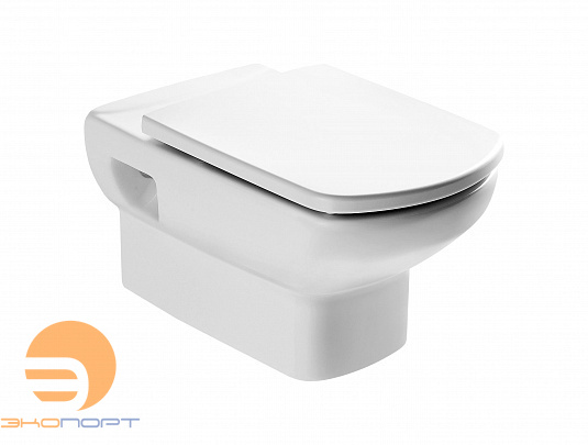 Комплект унитаза подвесного с крышкой Dama Senso ROCA (346517000+ZRU9302820 / ZRU9000041)