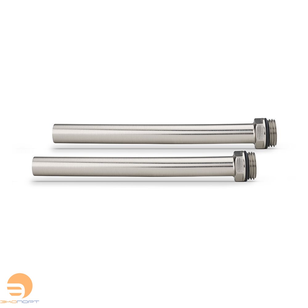 Комплект удлинителей 15x1,0 с наружной резьбой 1/2 150 мм матовый никель Varmega
