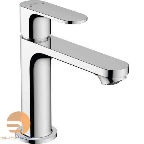 Смеситель для раковины Rebris S 110 со сливным гарнитуром, хром, HANSGROHE