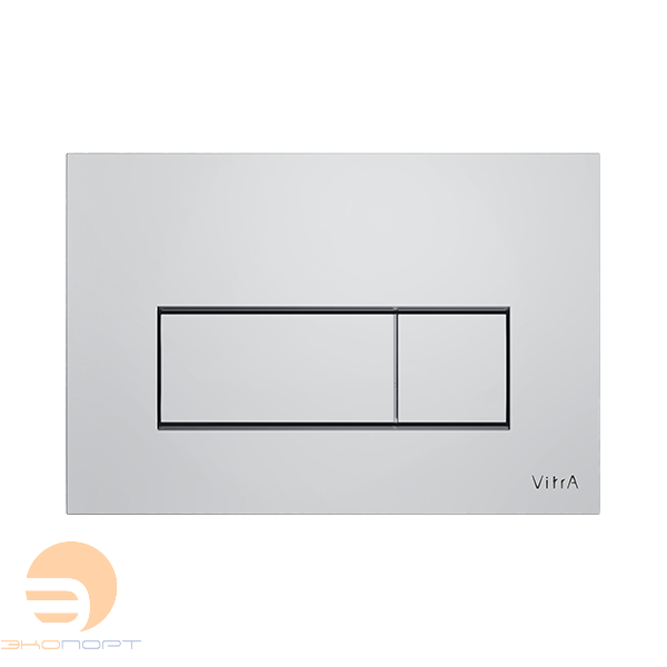 Панель смыва Root Square, хром, Vitra 