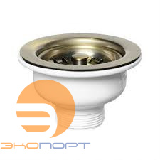 Выпуск для кухонной мойки (d=115мм, выход 1 1/2) цвет шампанское, фактура гранит McAlpine