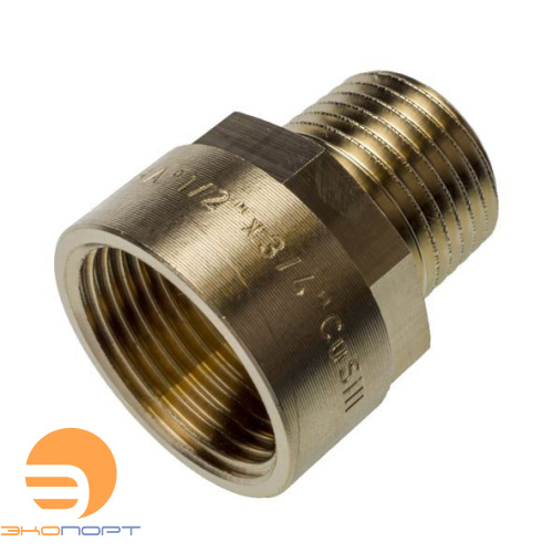 Переходник НР-ВР  3/4"x1" мод. 3242 (бронза) SANHA PURAFIT
