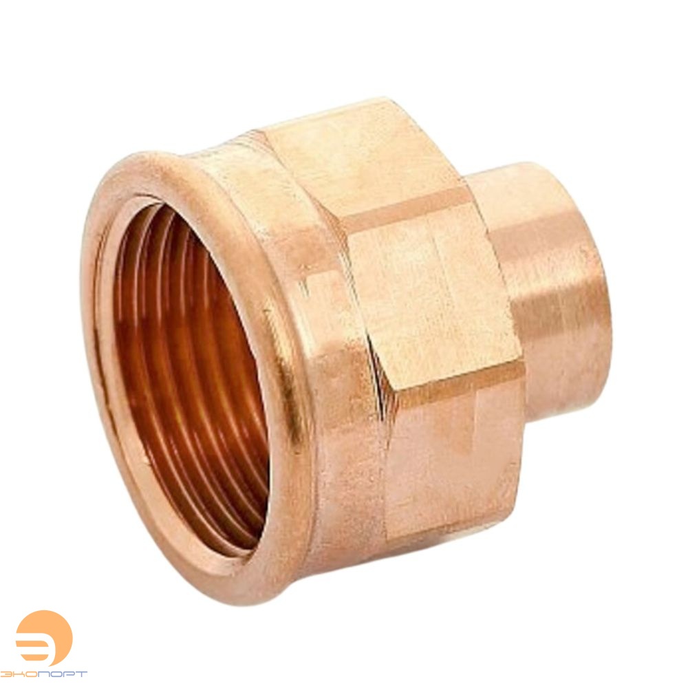 Муфта переходная ВР-пайка 15х3/4" медная Hailiang