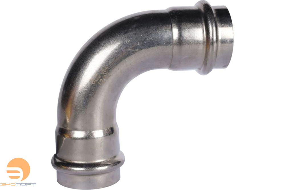 Отвод ВВ 22х90* нерж. Rommer