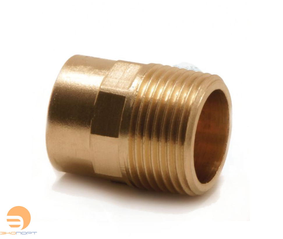 Муфта переходная НР-пайка 18х3/4" медная IBP