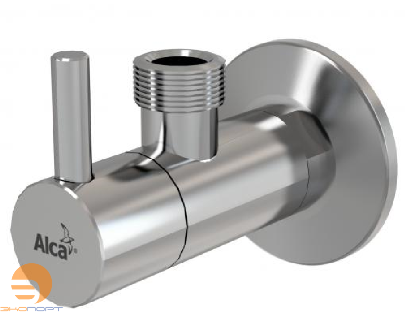 Вентиль угловой хром 1/2"х1/2" ALCA PLAST