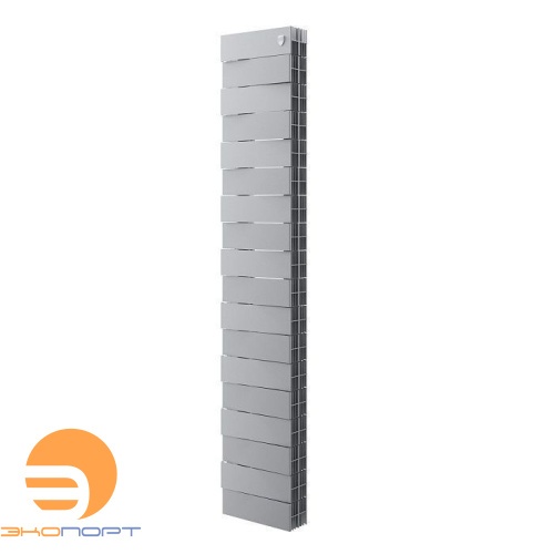 Радиатор биметаллический PianoForte TOWER 200 18 секц. Silver Satin Royal Thermo