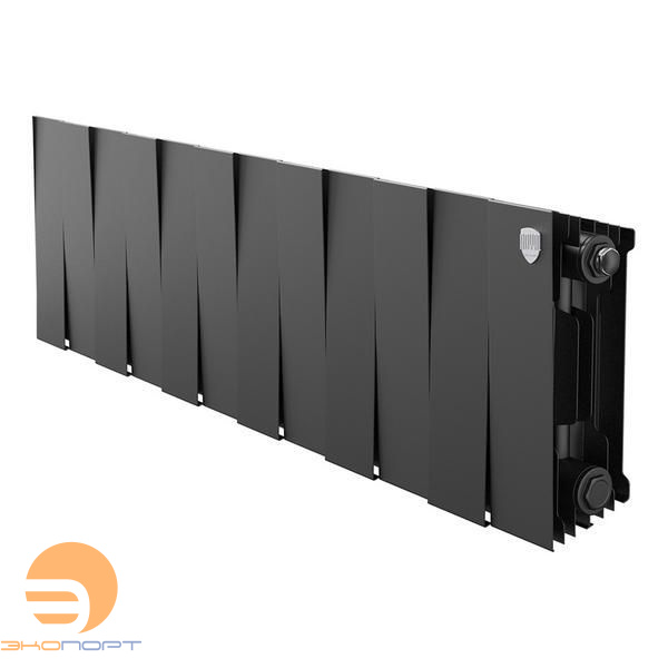 Радиатор биметаллический PianoForte Noir Sable 200/100  12 секций Royal Thermo