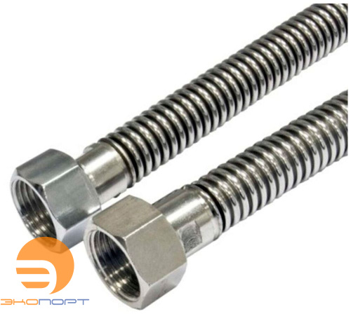 Подводка гибкая, газ, сильфонного типа 1/2" в-в,  80 см (AYVAZ)
