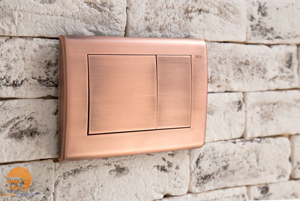 Клавиша TECEplanus, 2 клавиши, состаренная медь 