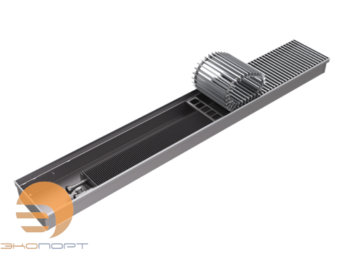 Конвектор БРИЗ 260x 80x2200 U (5 Al 12 втулки черные)