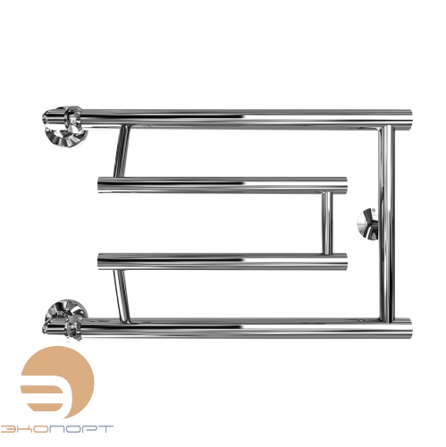 Полотенцесушитель C primo 32/50 см 1"-3/4"-1/2" хром, боковое подключение, Водяной (К0), ДВИН