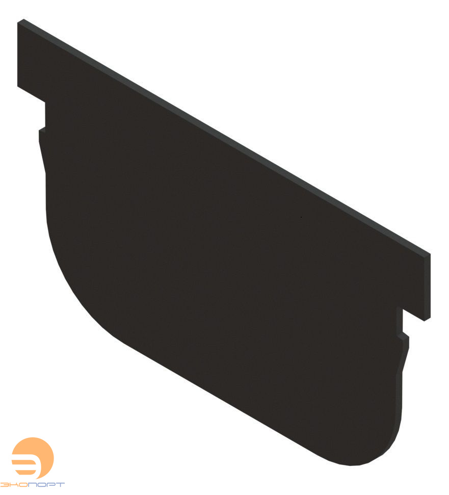 Заглушка торцевая S'park ЗВЛ-10.14.07-ПП для лотка водоотводного пластикового