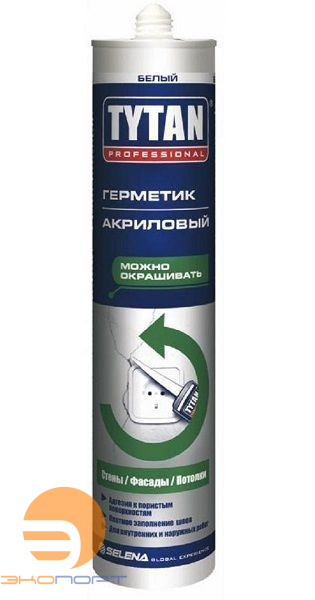 Герметик TYTAN Professional Акриловый, бел. 280мл
