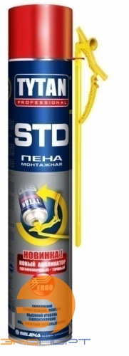 Пена монтажная TYTAN STD ЭРГО 750 мл. професс. ЗИМНЯЯ