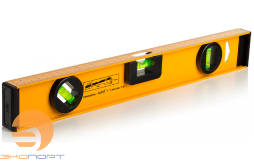 Уровень  800мм, магнитный, скелетный, три глазка, "888" КРЕПЕЖ