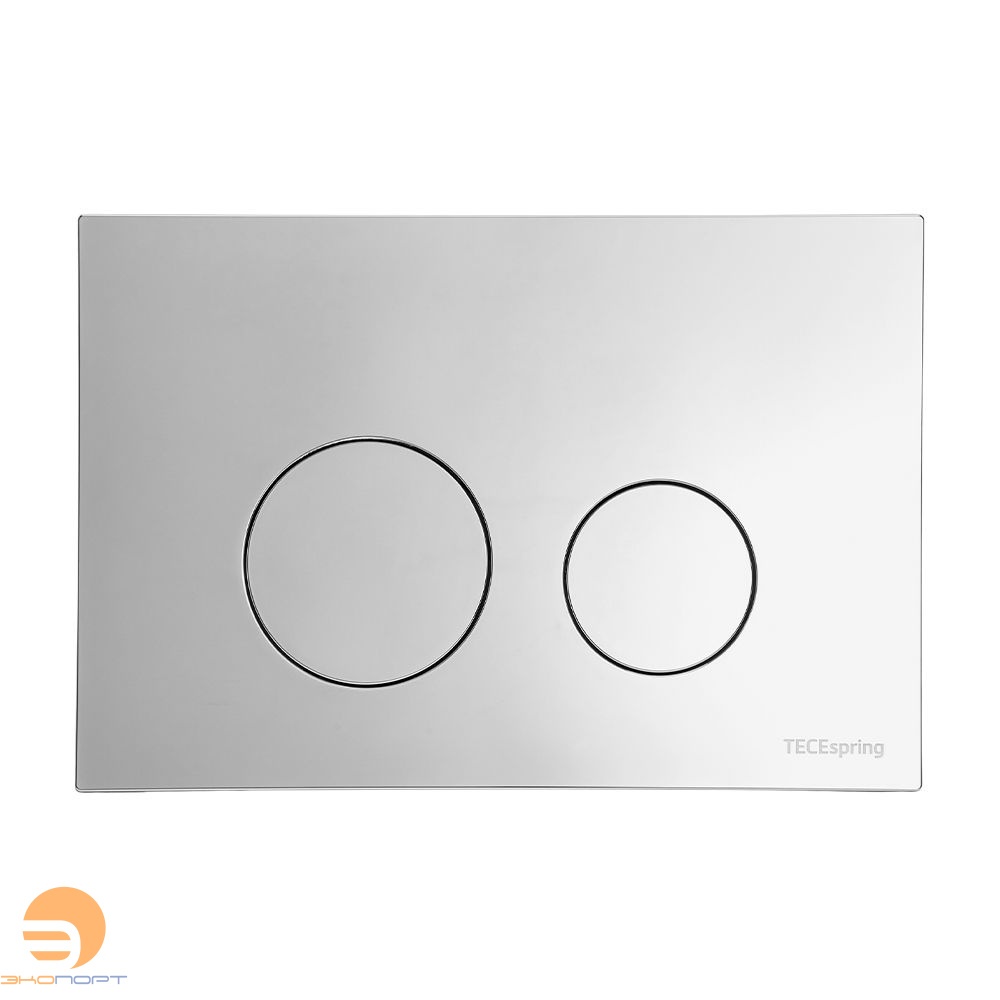 Панель смыва TECEspring loop (круглые клавиши) пластик, хром глянцевый