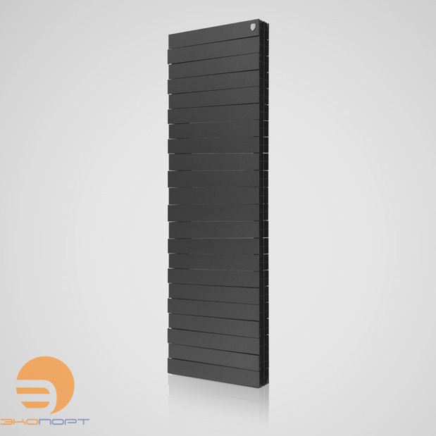 Радиатор биметаллический PianoForte TOWER 500 22 секц. Noir Sable Royal Thermo 