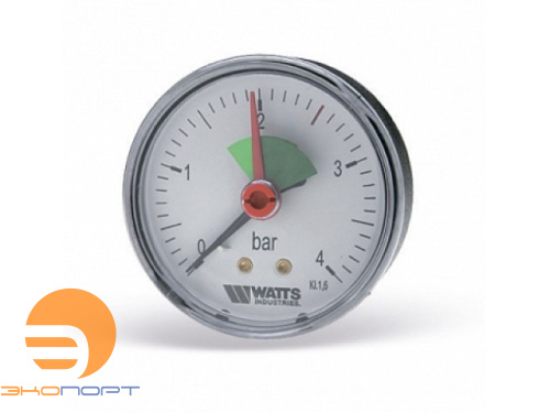 Манометр F+R101 63/04 (1/4", 0-4 бар) (MHA), Watts