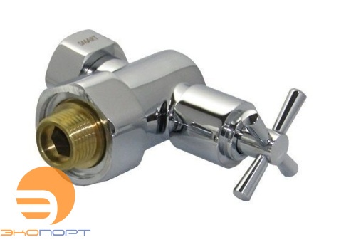Кран угловой крестовой 3/4"х1/2" г/ш SMART